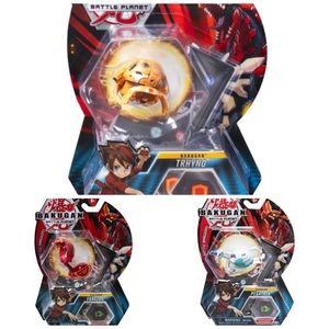 💜Lot of 3 Bakugan Sets TRHYNO,FANGZOR,PEGATRIX